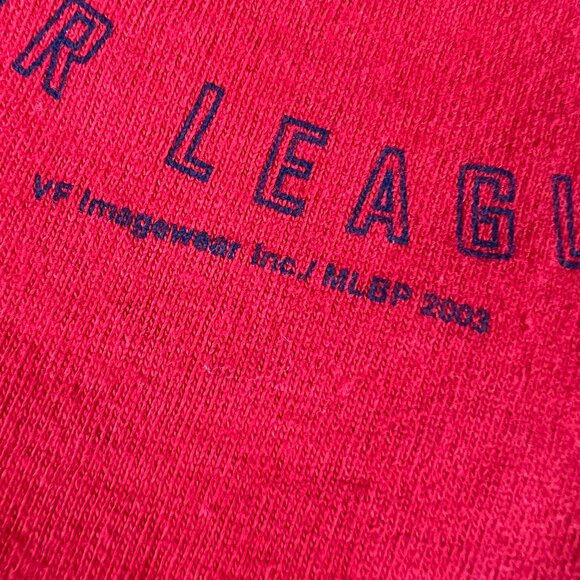 Y2K CSA MLB St Louis Cardinals Baseball Shirt Extra Large Red Embroidered Tee - Picture 6 of 14